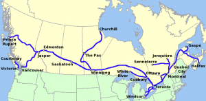 Train Journey Across Canada